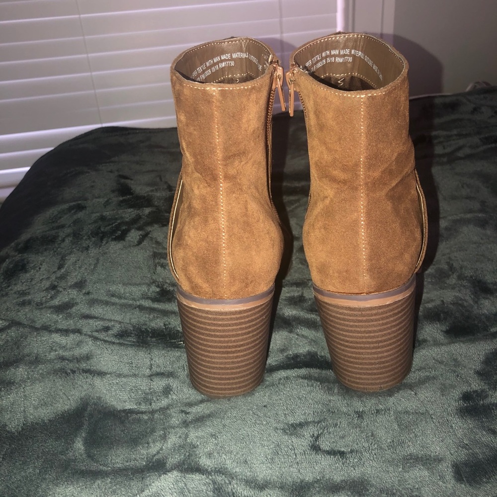 Universal Thread Tan/Brown Booties - image 3